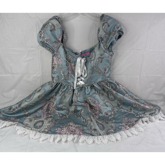 Doll Kill Sugar Thrillz Halloween Costume Cosplay Renaissance Lingerie Dress XL - Picture 1 of 10